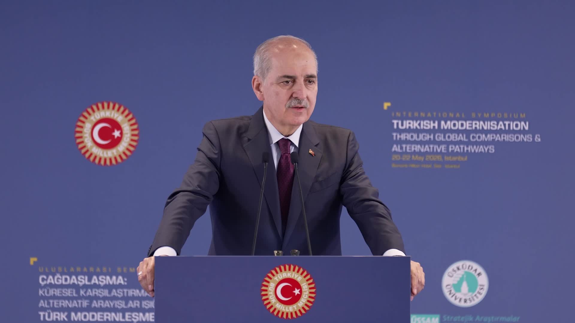 TBMM Başkanı Kurtulmuş: Demokrasiyi göz bebeğimiz gibi korumak mecburiyetindeyiz