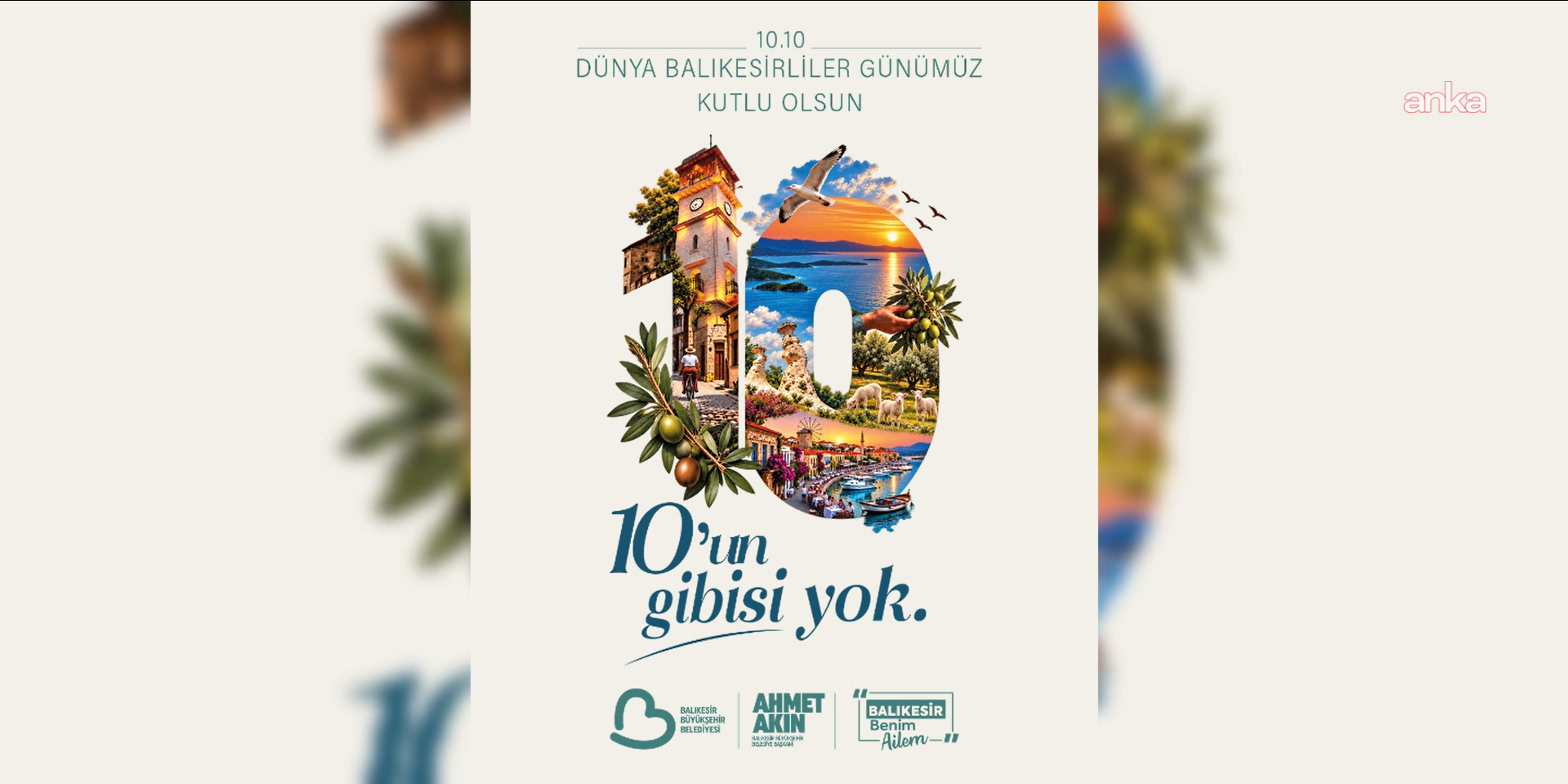10.10 Dünya Balıkesir Günü, bu yıl da coşkuyla kutlanacak