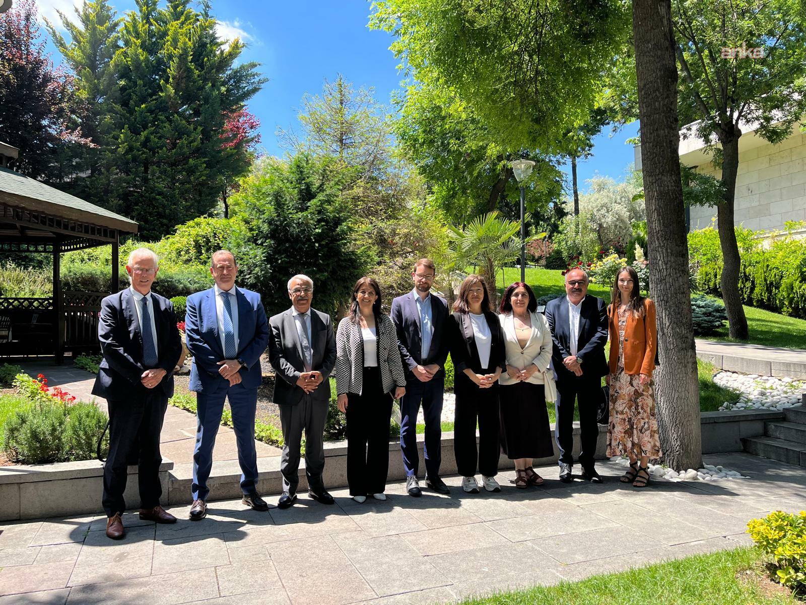 DEM Parti İmralı Heyeti, AKPM Birleşik Sol Grubu ile görüştü