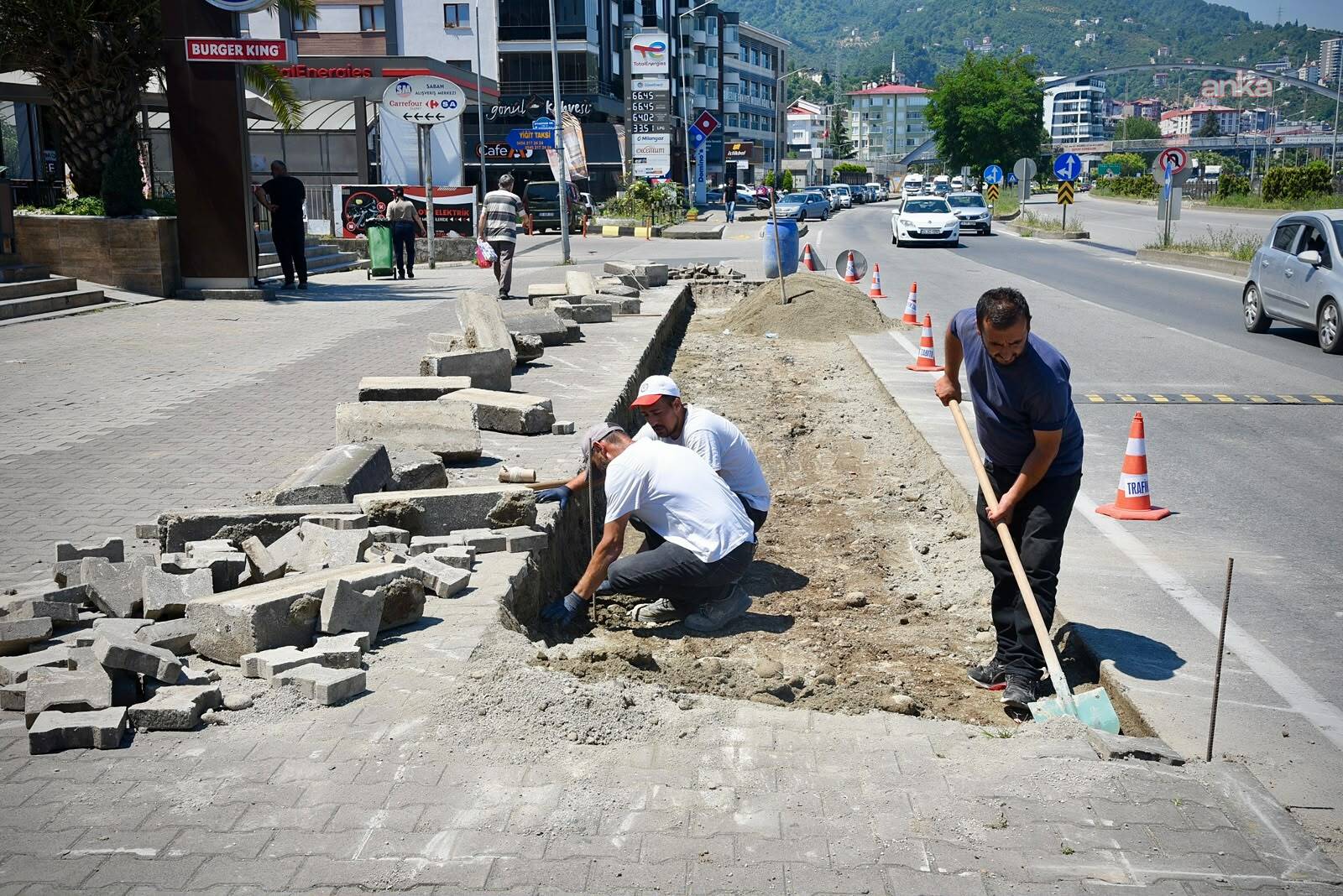 Giresun genelinde ulaşım konforunu artıracak çalışmalar sürüyor