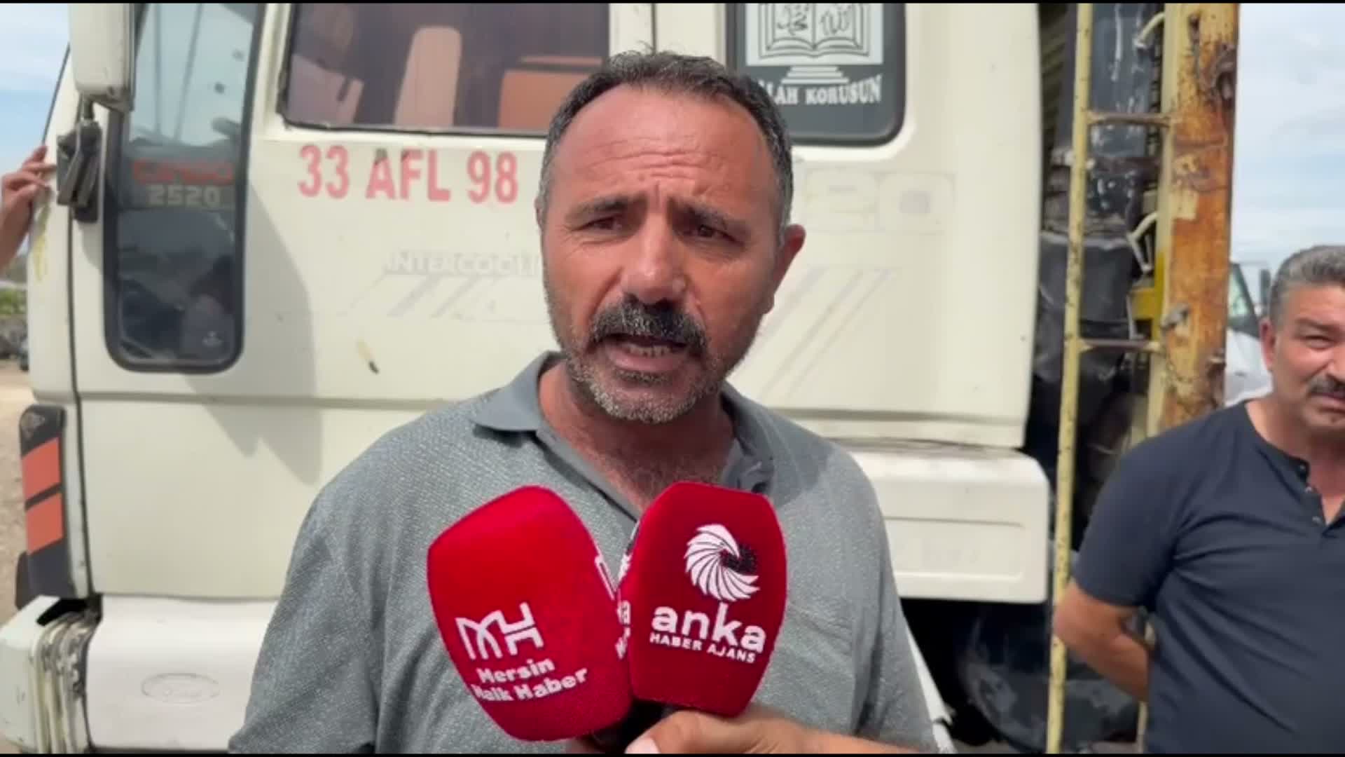 Mersin'de kamyoncular kontak kapattı: Nereye kadar dayanacağız?