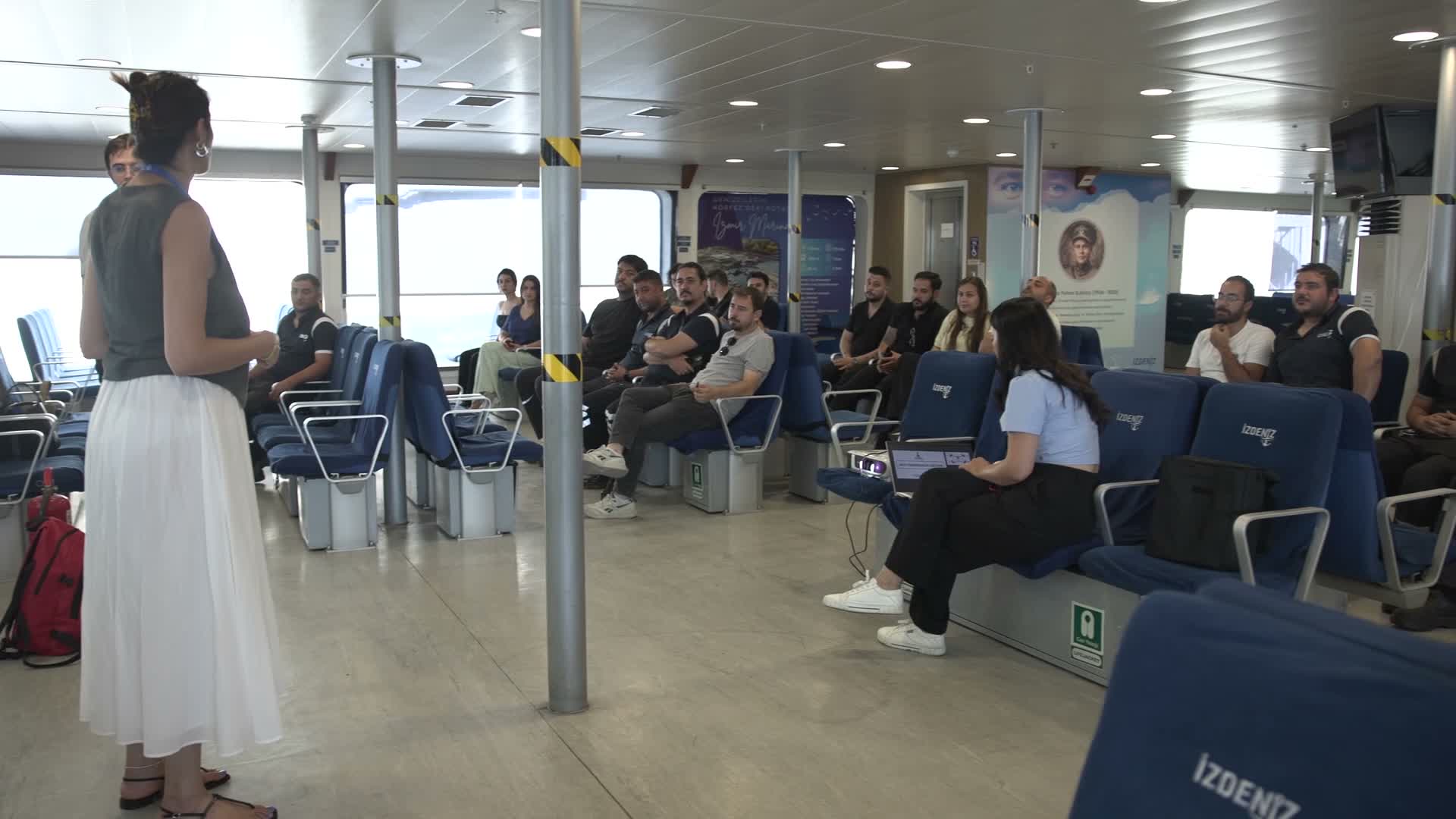 İZDENİZ personeline afet ve yangın eğitimi
