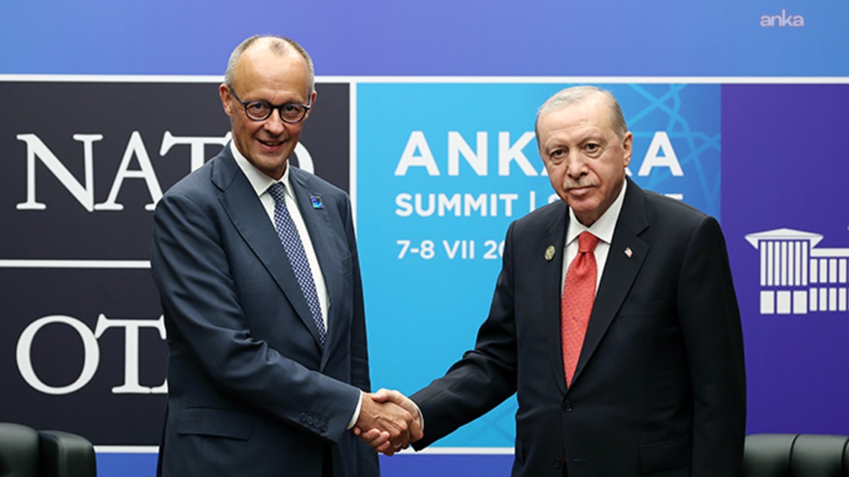 Cumhurbaşkanı Erdoğan, Almanya Başbakanı Merz ile görüştü