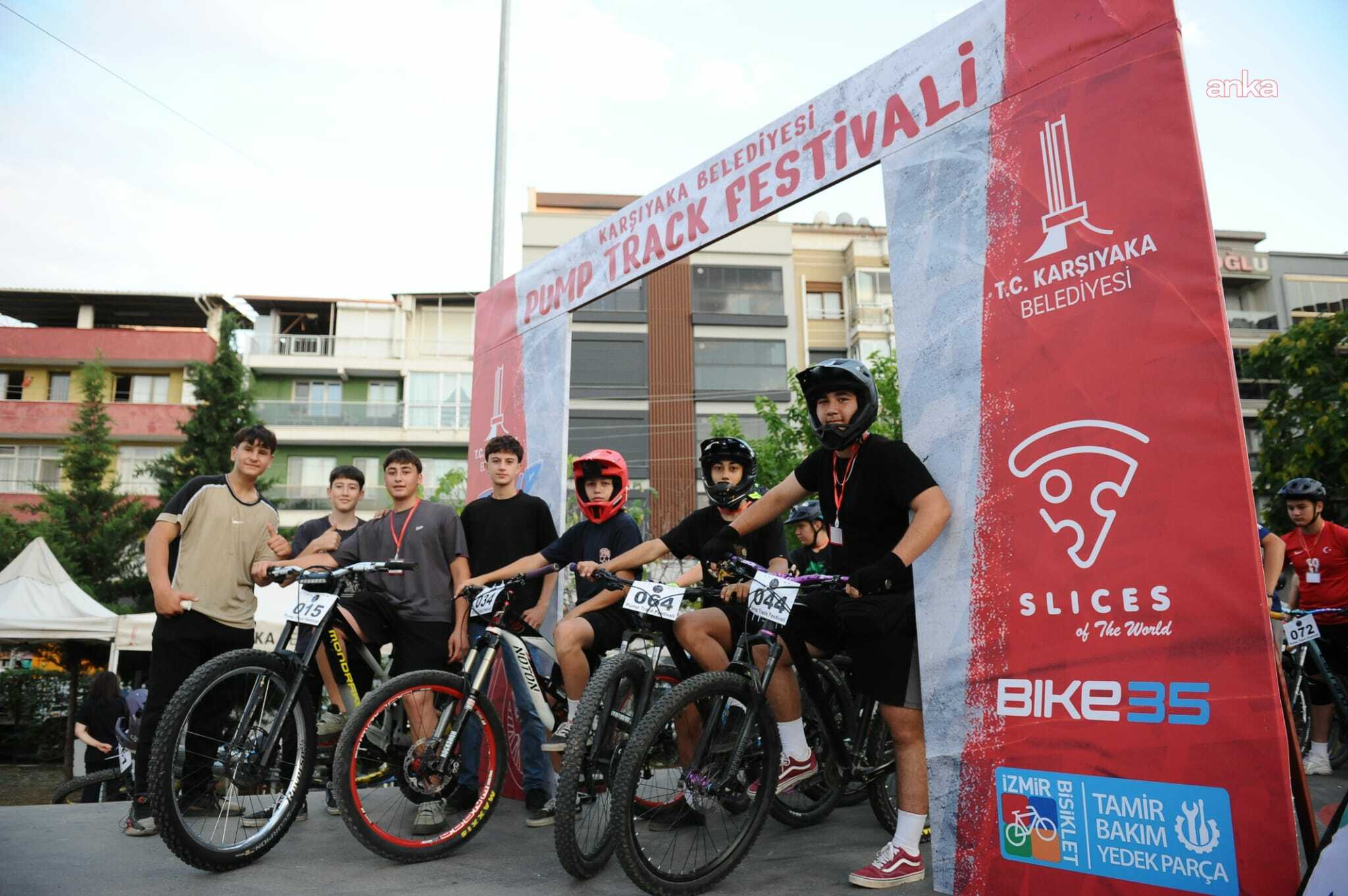 Karşıyaka Belediyesi’nden Türkiye’de bir ilk: Pump track gece yarışı