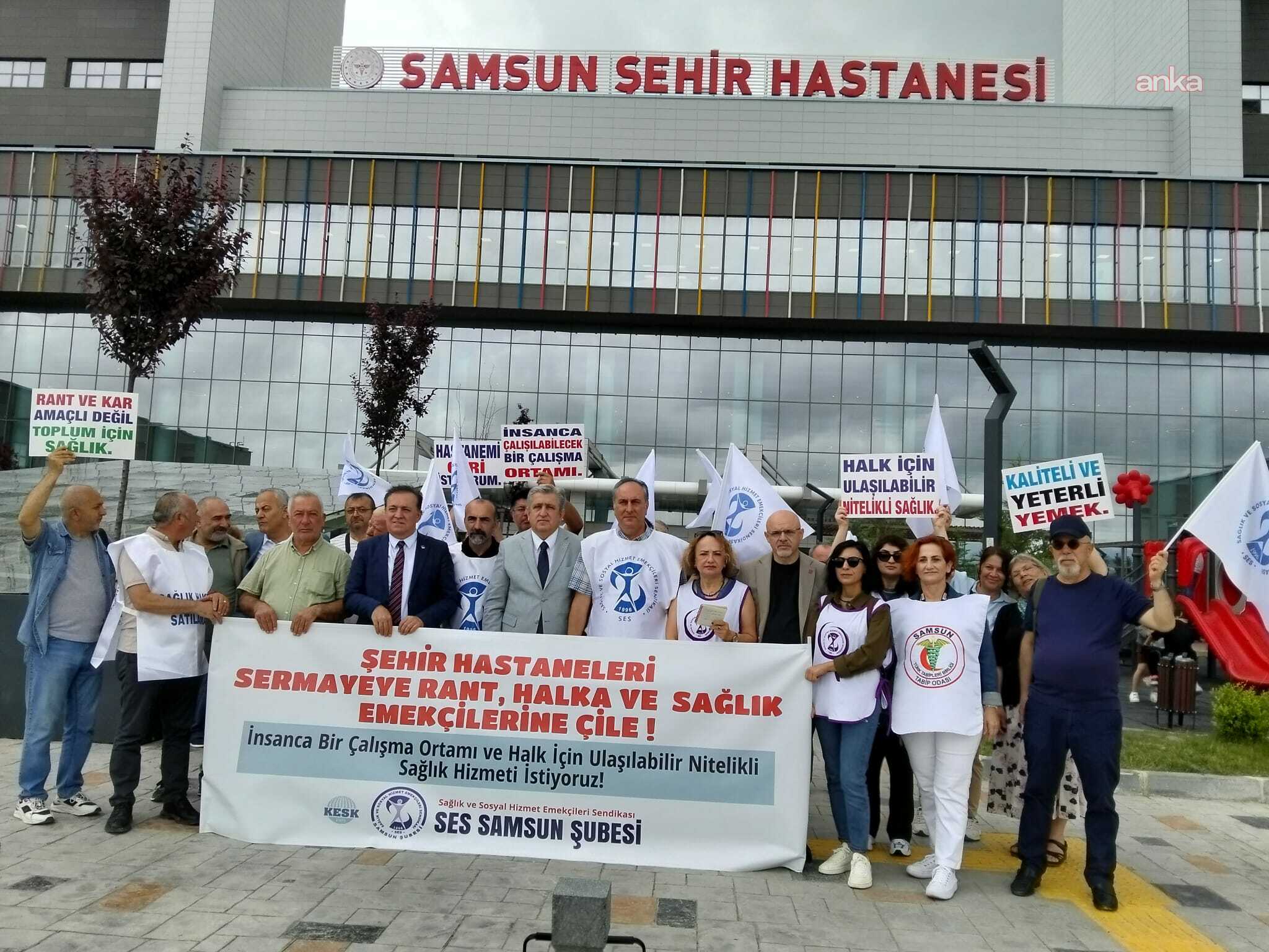 SES SAMSUN Şubesi'nden şehir hastanesi tepkisi