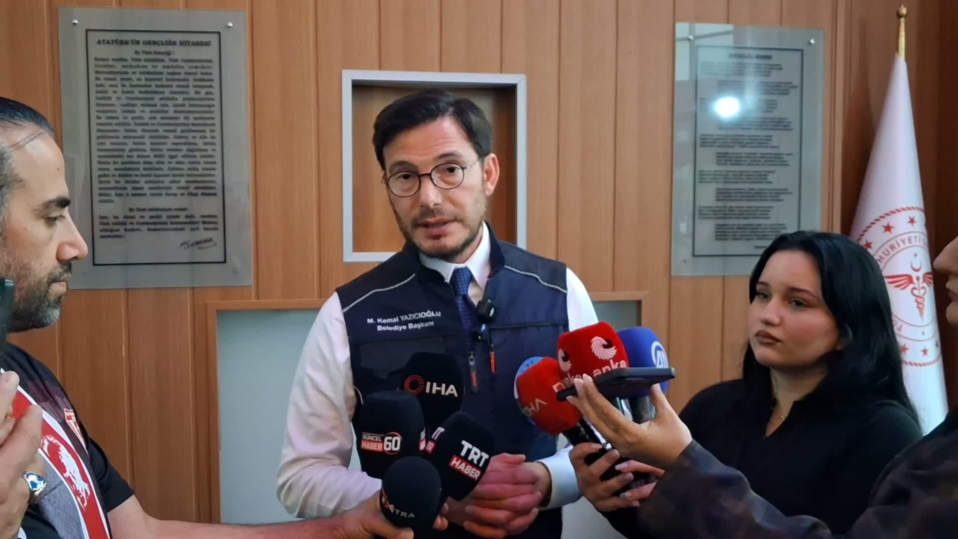Tokat Belediye Başkanı Yazıcıoğlu'ndan kentteki salgına ilişkin açıklama: "Suda sıkıntı yok, rahatsızlıklar norovirüs kaynaklı"