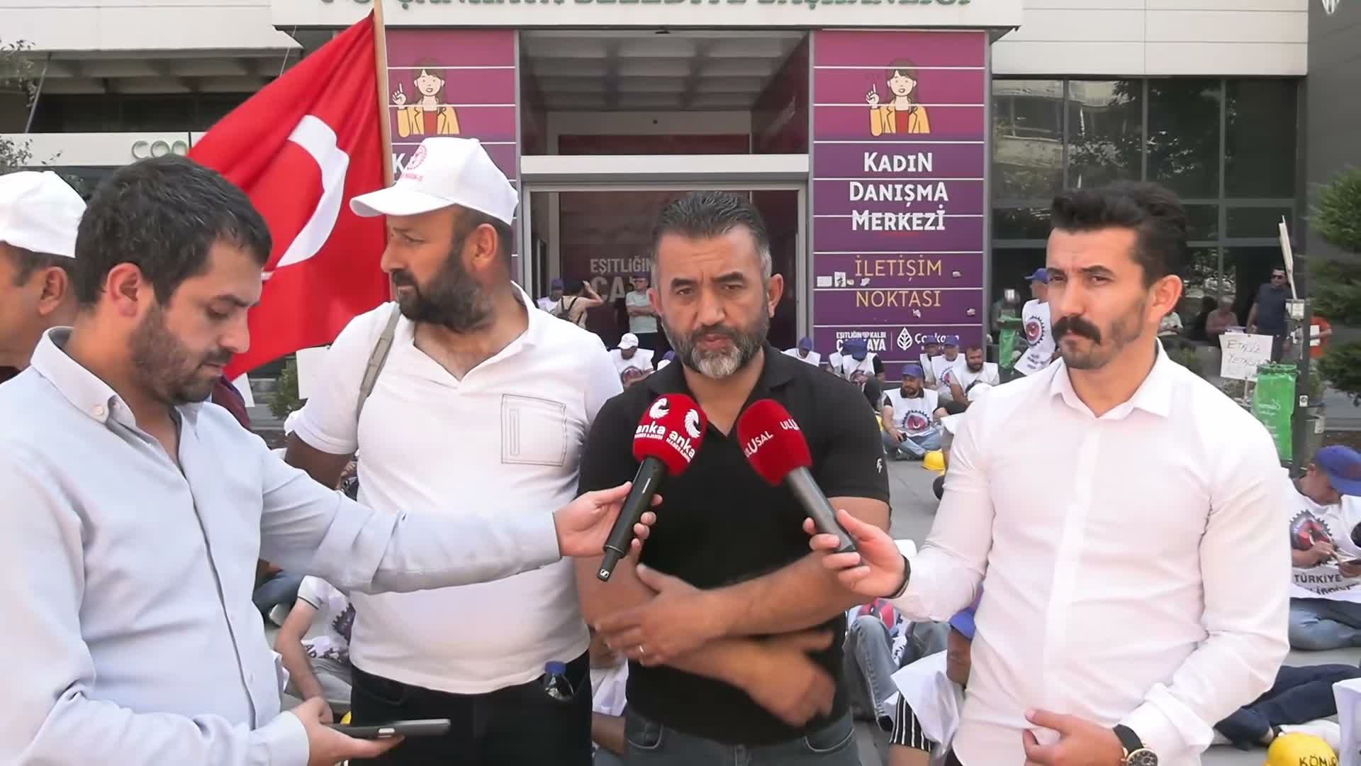 Türkiye Maden-İş Sendikası üyesi işçilerin eylemi sürüyor: "Bıktık artık"