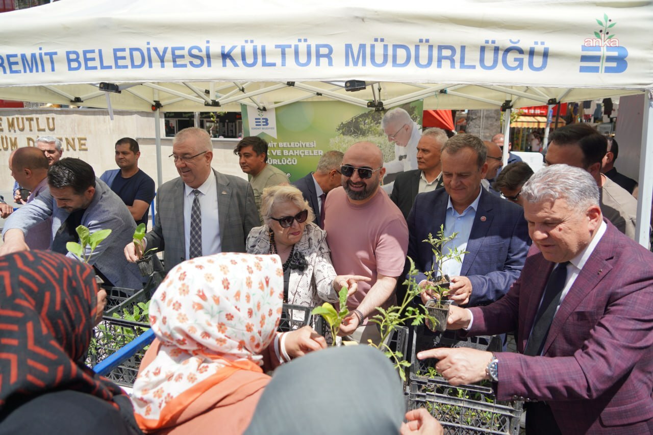 Edremit Belediyesi’nden ücretsiz fide dağıtımı