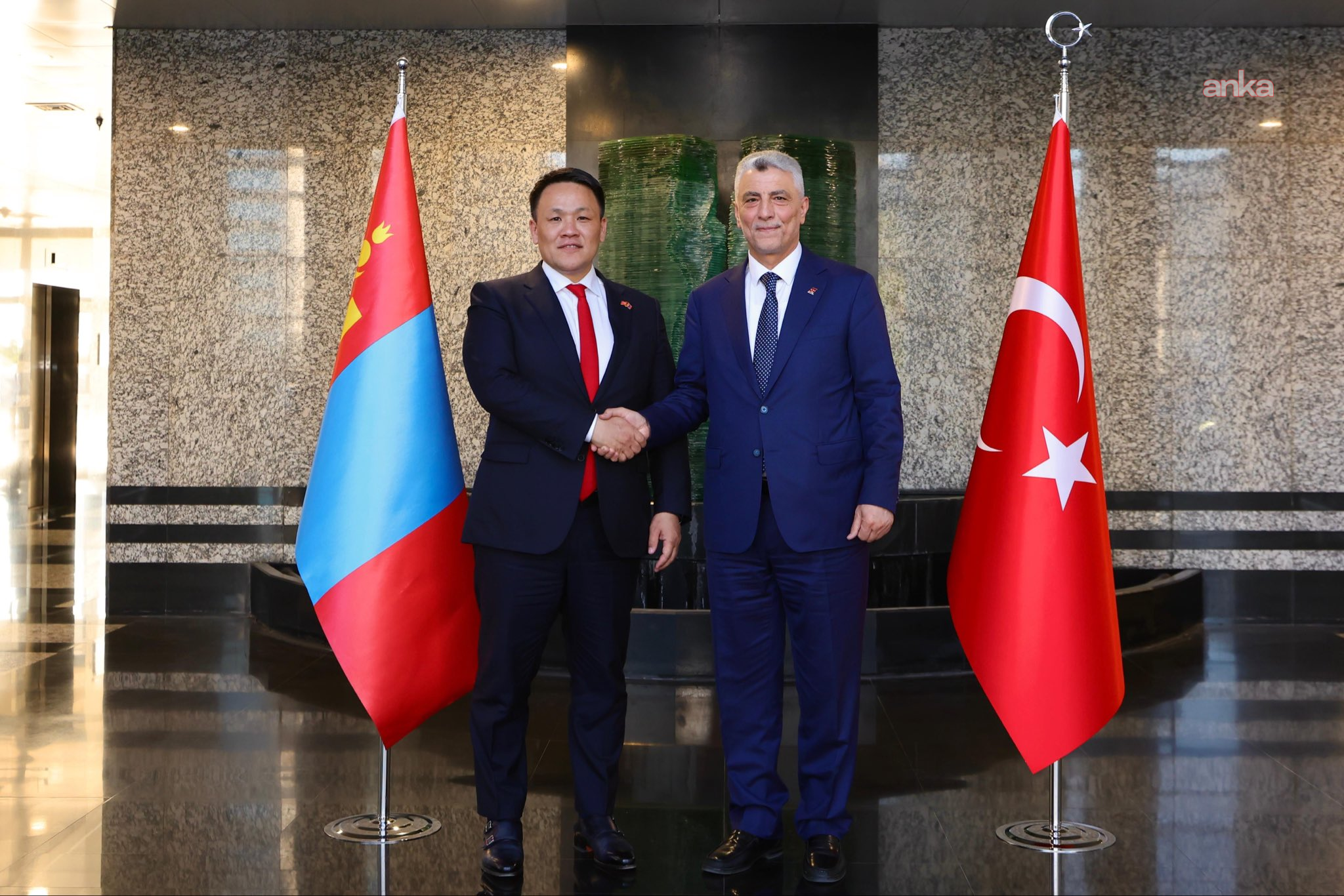 Ticaret Bakanı Ömer Bolat, Moğolistan Başbakan Yardımcısı Nomtoibayar Nyamtaishir ile görüştü