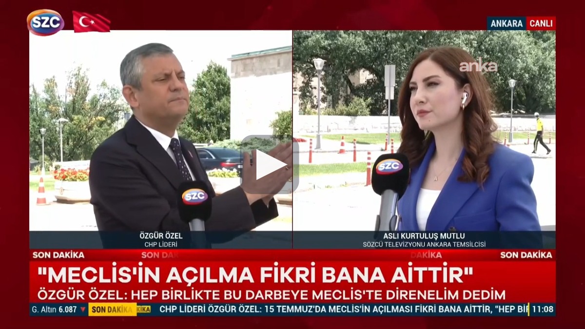 Özgür Özel: “Temmuz sonu, ağustos başında yeni parti için resmi adım atılır”
