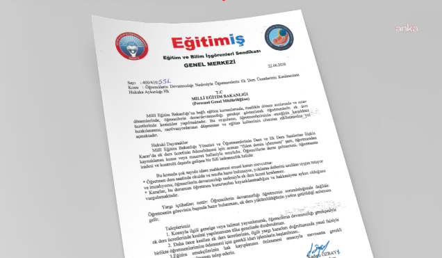 Eğitim-İş’ten MEB’e ek ders ücreti başvurusu