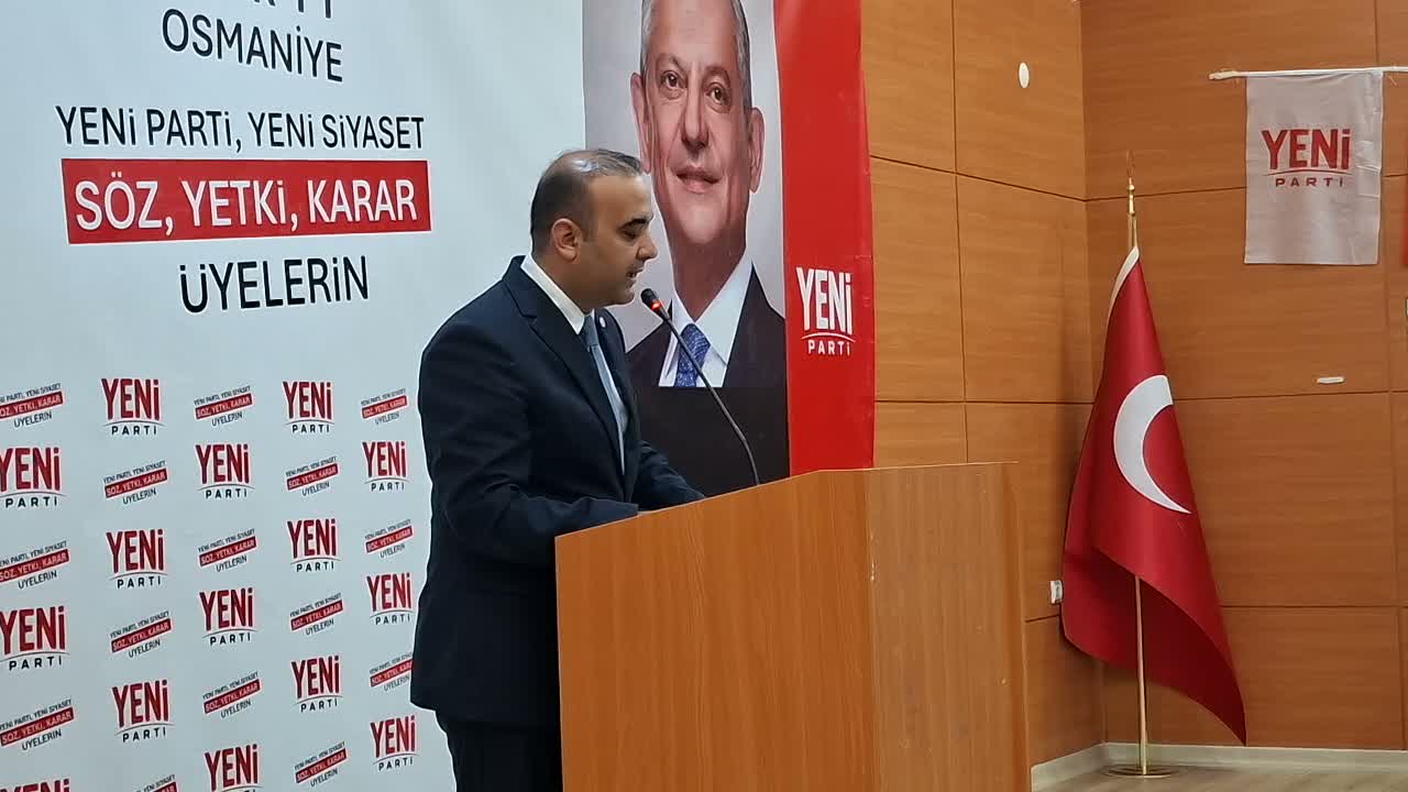 YENİ Parti Osmaniye ön seçiminde zafer Avni Güvel’in