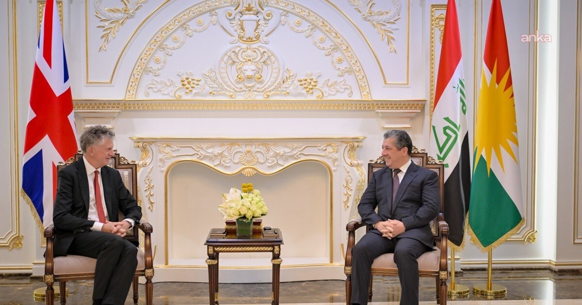 IKBY Başbakanı Barzani, İngiltere Ulusal Güvenlik Danışmanı Powell ile bir araya geldi