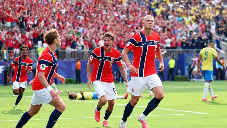 Norveç, Brezilya’yı 2-1 yenerek çeyrek finale yükseldi