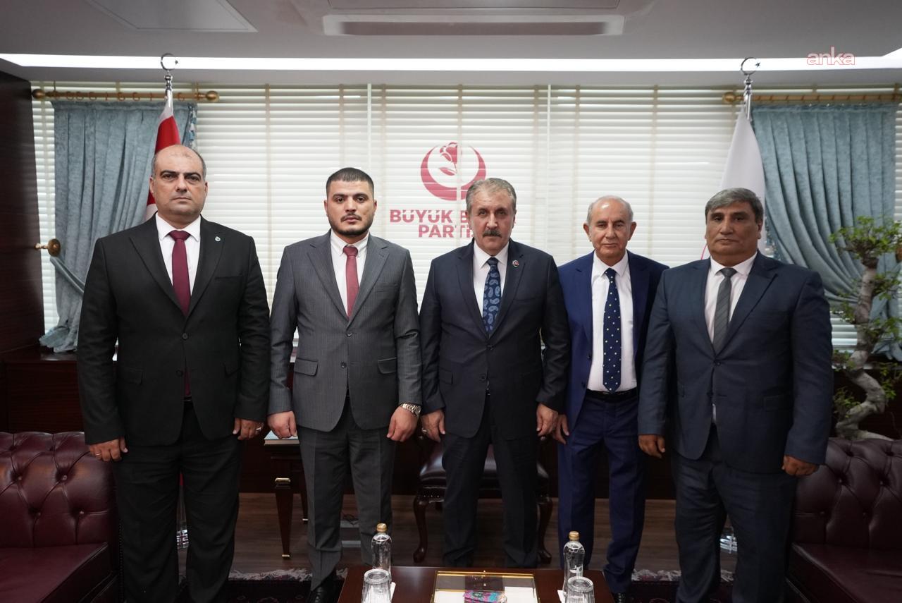 Destici, Halep Milletvekili Mehid İsa ve Suriye Türkmen Meclisi üyelerini kabul etti