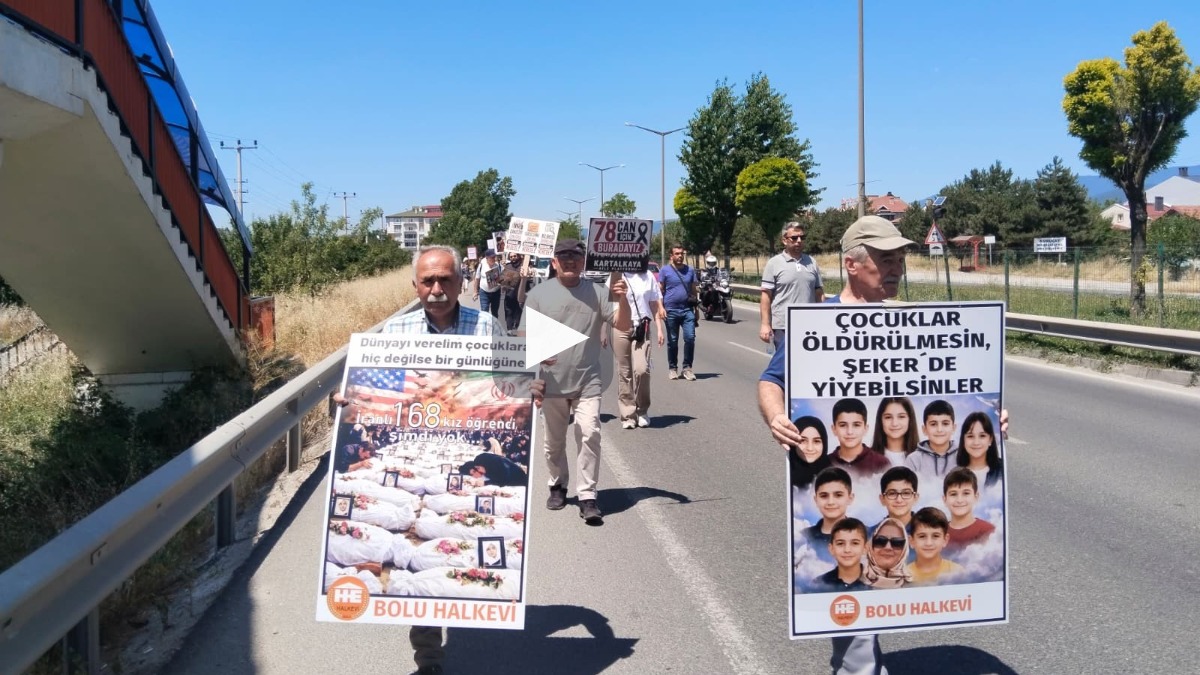 Bolu'dan Ankara'ya "78 Can İçin Adalet Yürüyüşü" başlatıldı