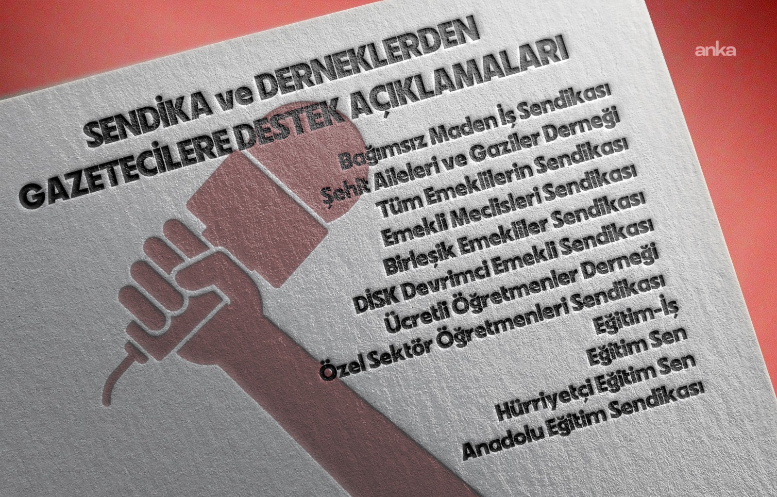 Hak mücadelesi veren örgütler gazetecilerin eylemi için dayanışma çağrısında bulundu