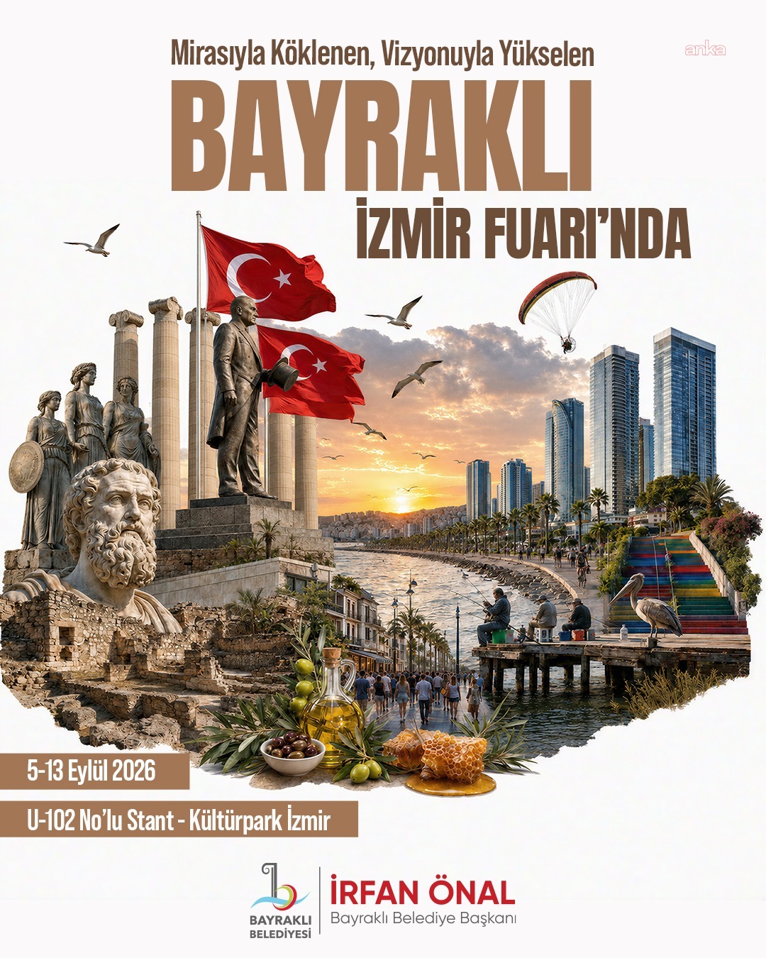 Bayraklı, 95’İnci İzmir Enternasyonal Fuarı’na hazır