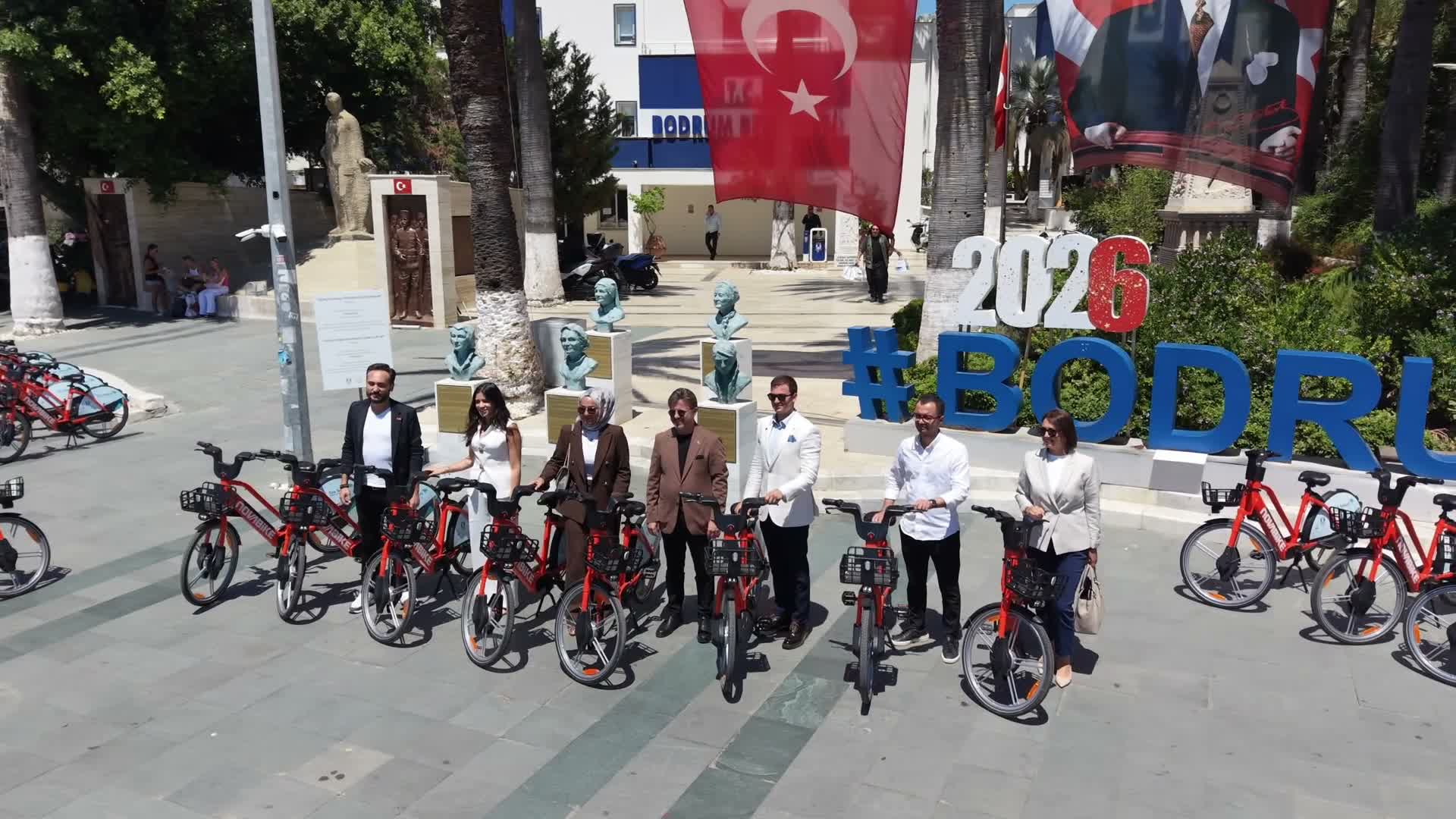 Bodrum’da elektrikli bisiklet paylaşım sistemi için imzalar atıldı