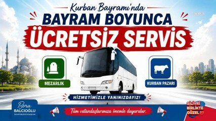 Silivri Belediyesi’nden bayramda ücretsiz ring seferleri