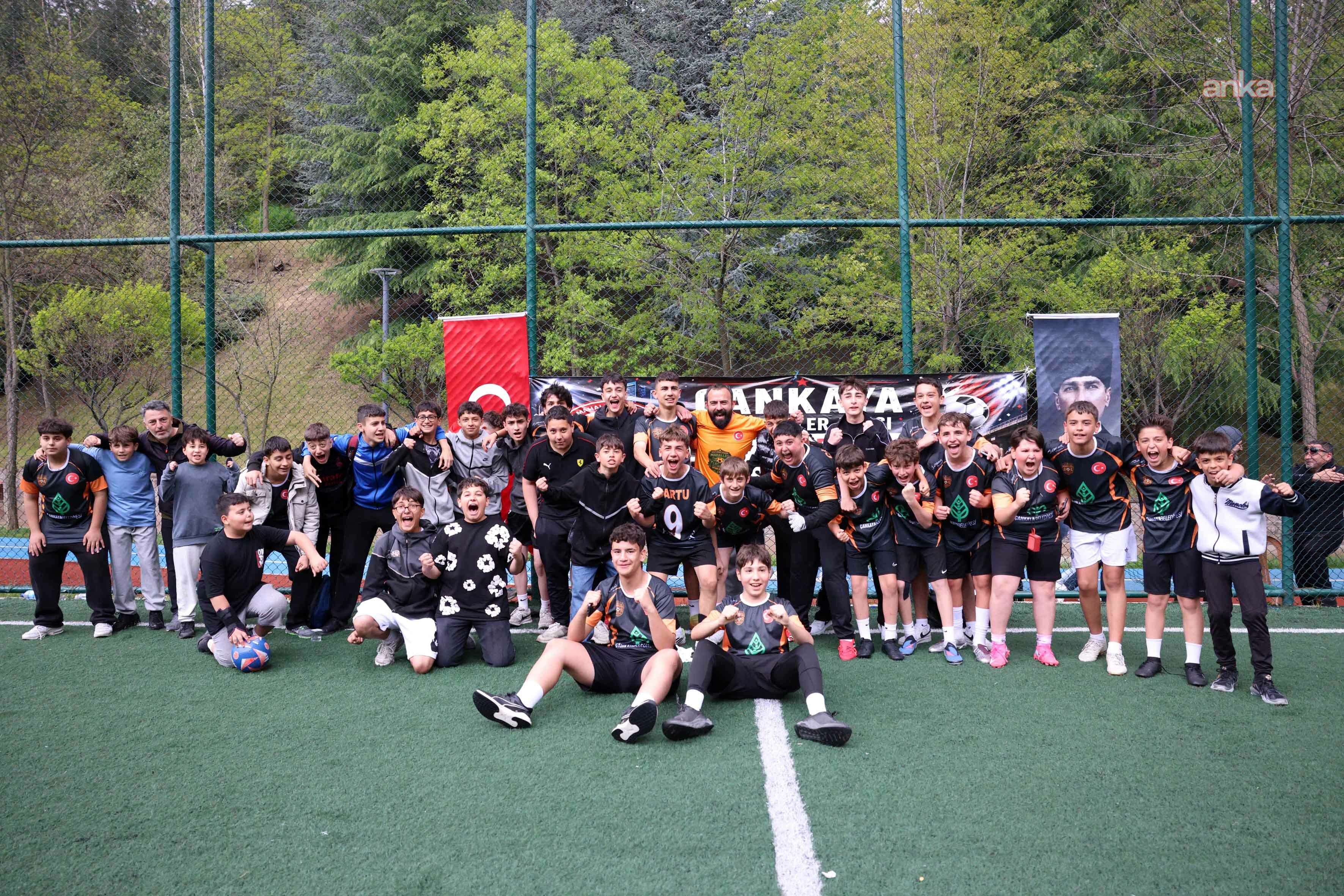 Çankaya Belediyesi Mahalleler Arası Futbol Turnuvası final maçları oynandı