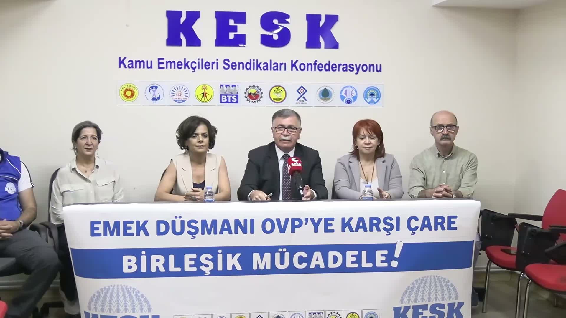 "Bu OVP yılladır emeği hedef alan saldırıların son halkasıdır"