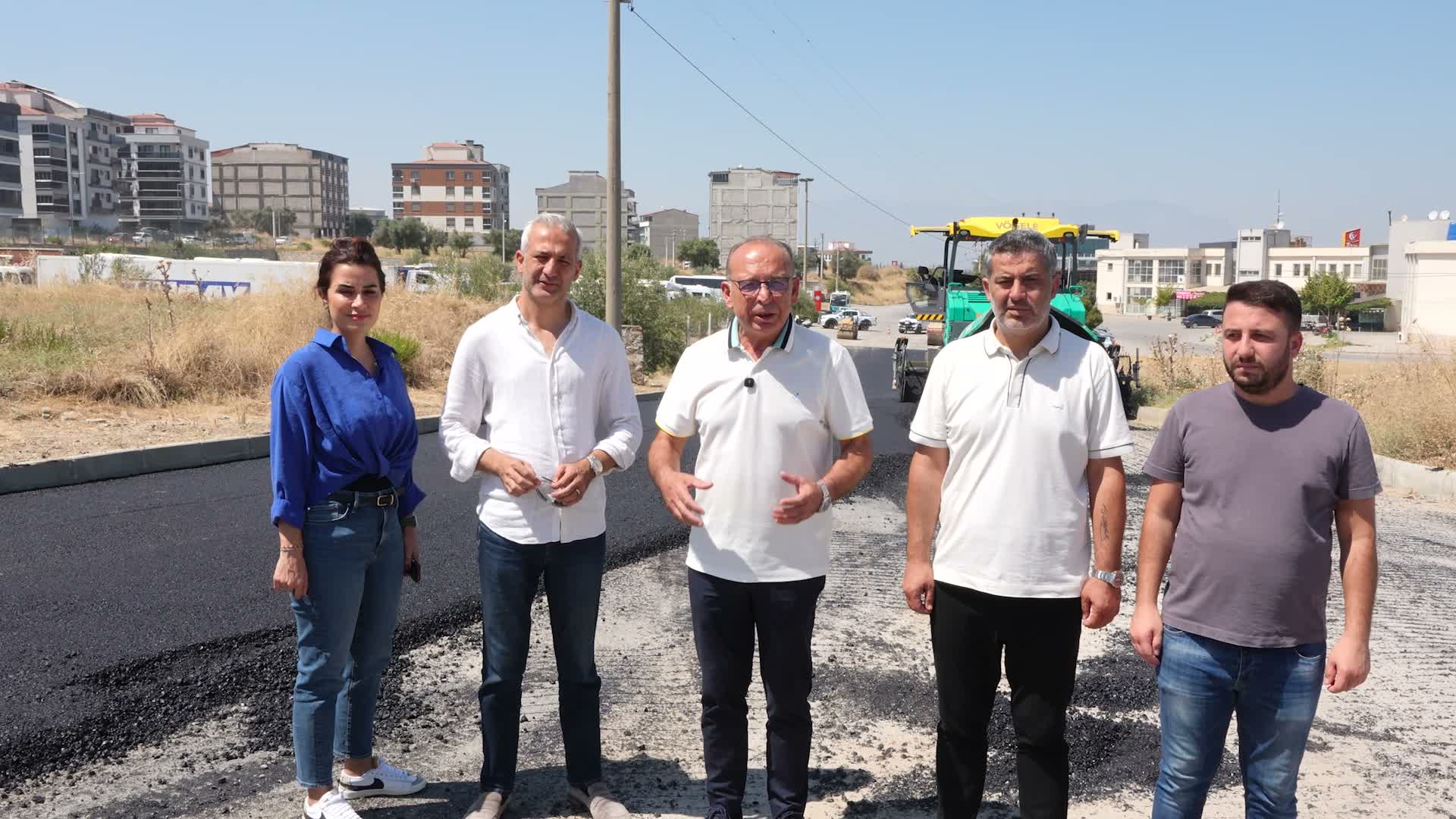 Manisa Büyükşehir Belediyesi'nden Turgutlu Ergenekon’da 4 bin ton sıcak asfalt serimi