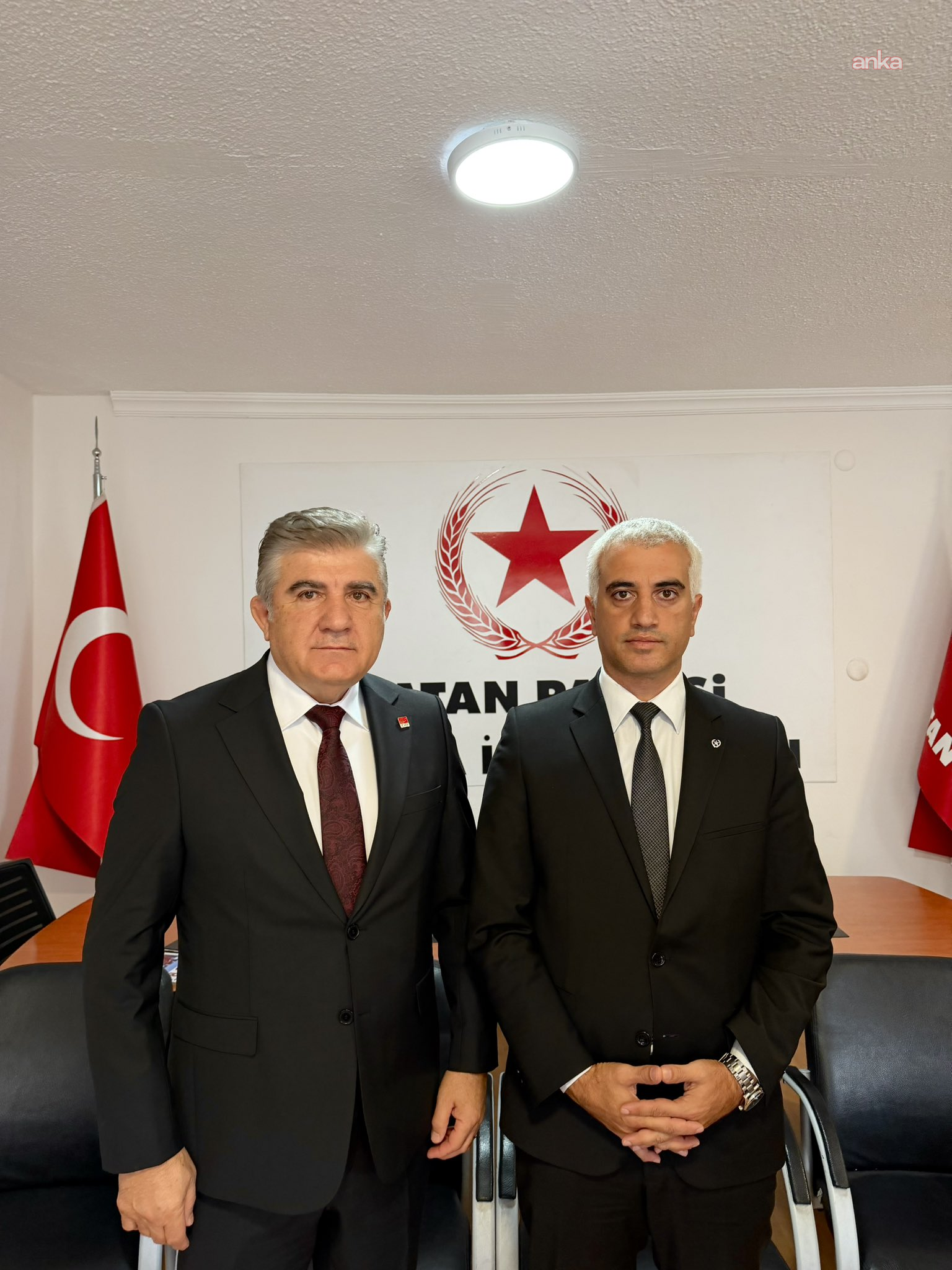 CHP Ankara İl Yönetimi, Vatan Partisi Ankara İl Yönetimi’ni ziyaret etti