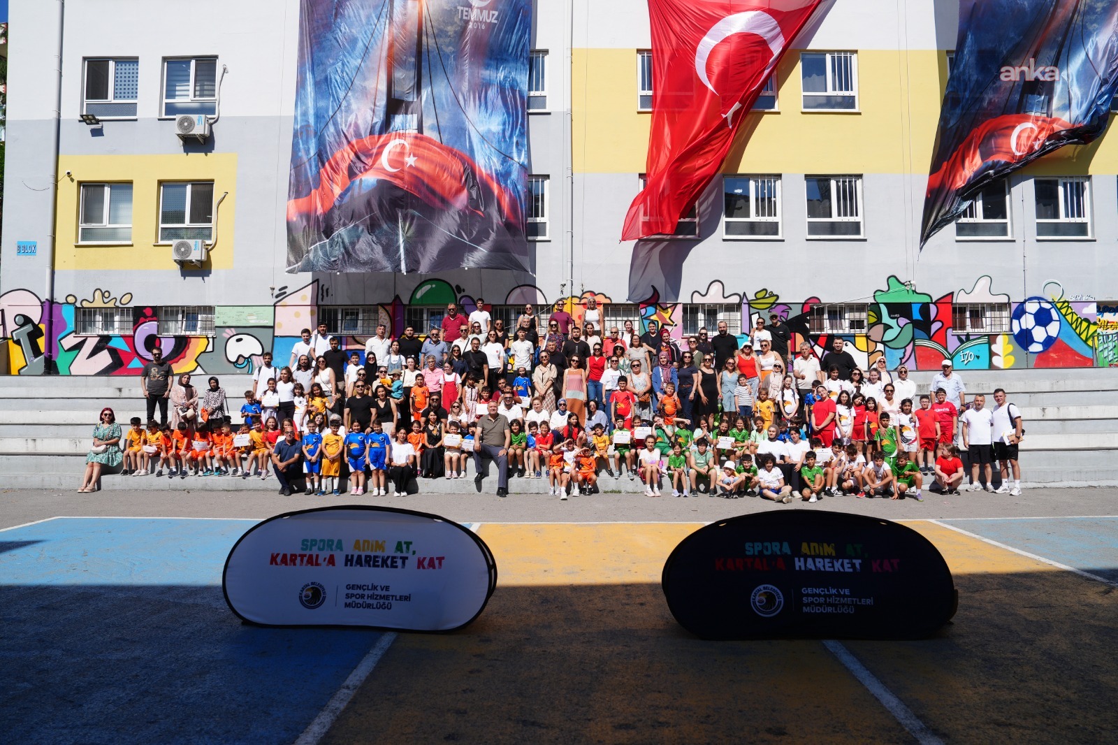 Kartal Belediyesi Yaz Spor Okulu ilk mezunlarını verdi