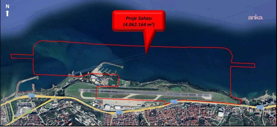 Trabzon Yeni Havalimanı Projesi'ne "ÇED Olumlu" kararı: 97 milyon ton deniz dolgusu yapılacak