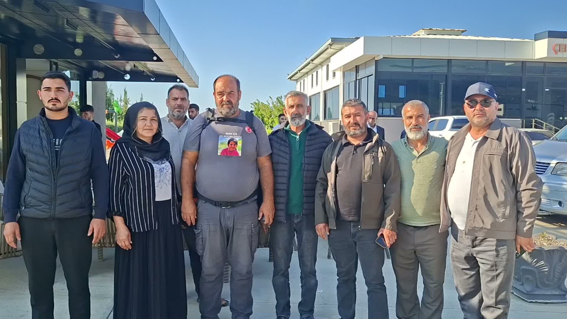 Narin Güran'ın babası Arif Güran’ın Adalet Yürüyüşü 32’nci gününde Osmaniye’de
