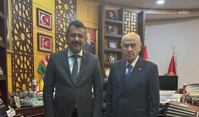 Bahçeli, Türk Yerel Hizmet-Sen Genel Başkanı İbrahim Tabakoğlu ile görüştü