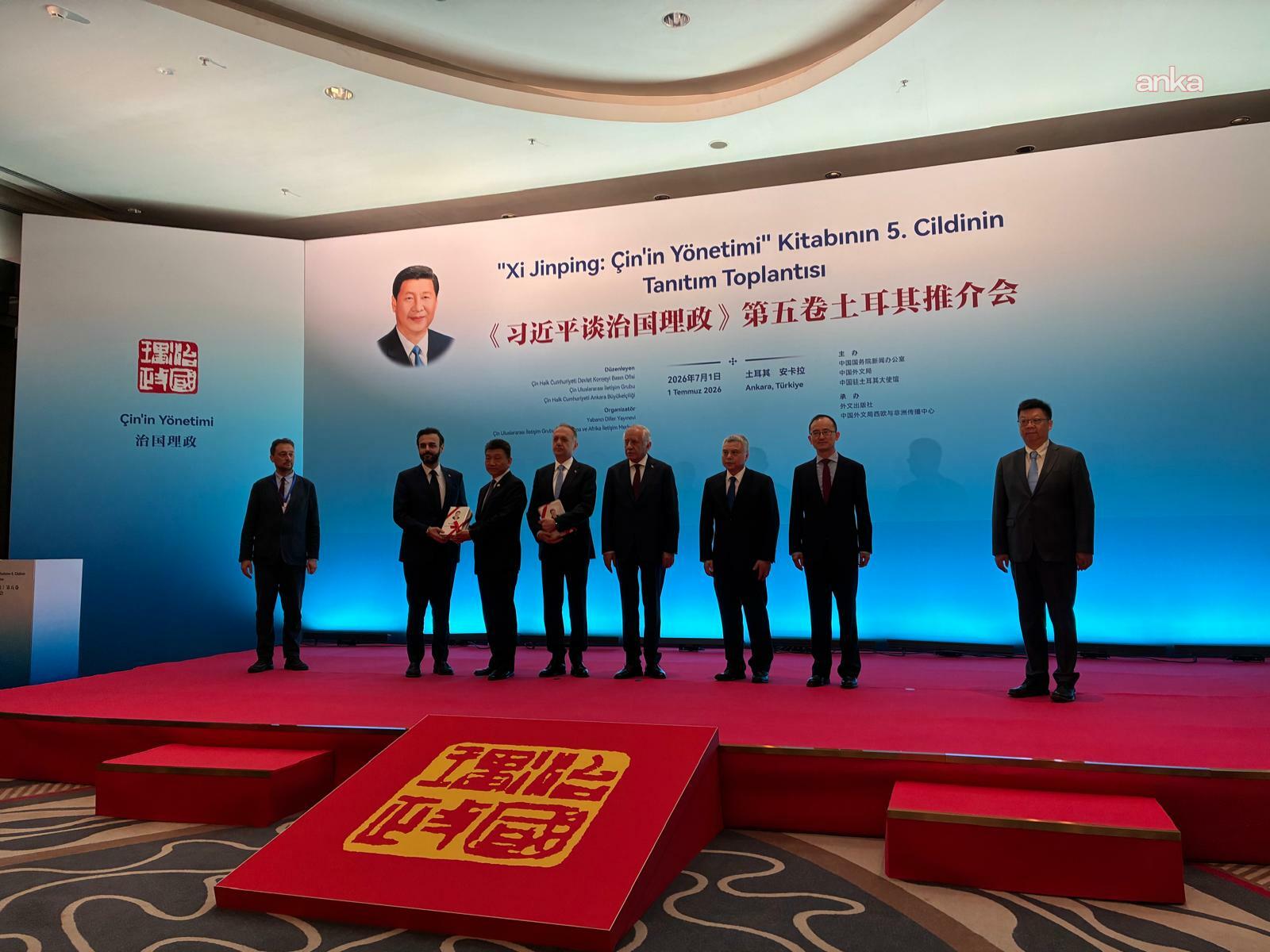 Ankara'da "Xi Jinping: Çin'in Yönetimi" eserinin beşinci cildi tanıtıldı