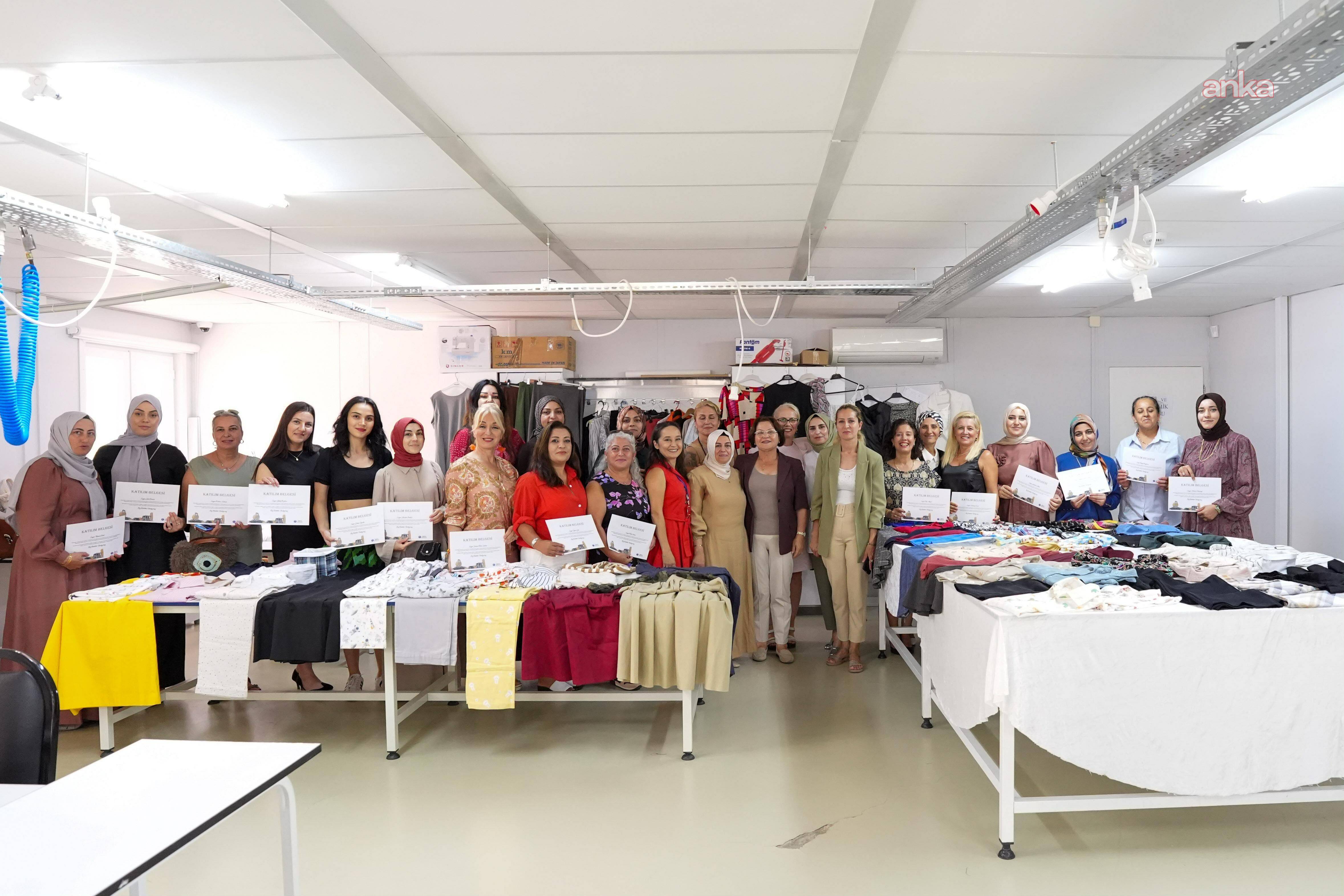 Didim Belediyesi Moda Tasarım ve Temel Dikiş Eğitimi yıl sonu etkinliği gerçekleştirildi