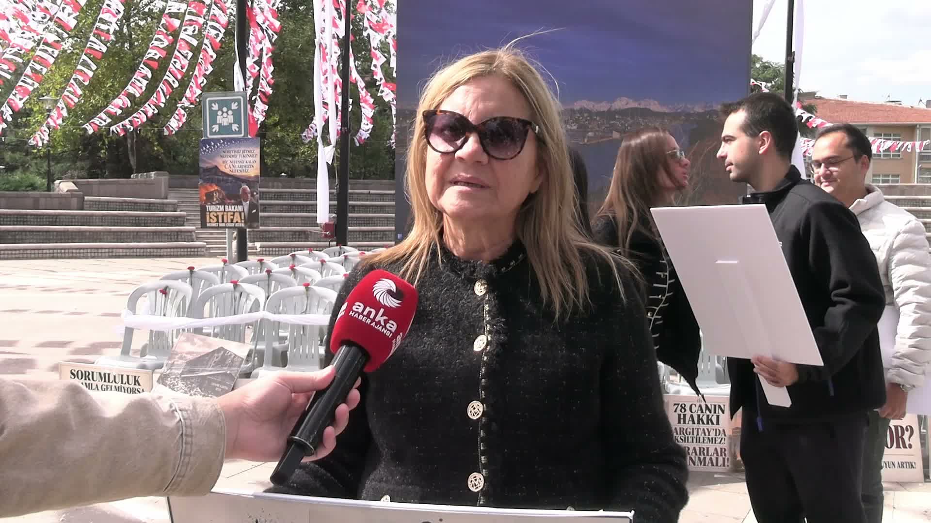 Anıtpark'ta "78 Can İçin Adalet Nöbeti" başladı...Faciada oğlunu kaybeden anne: Adaletin eksiksiz olarak yerine getirilmesini istiyoruz