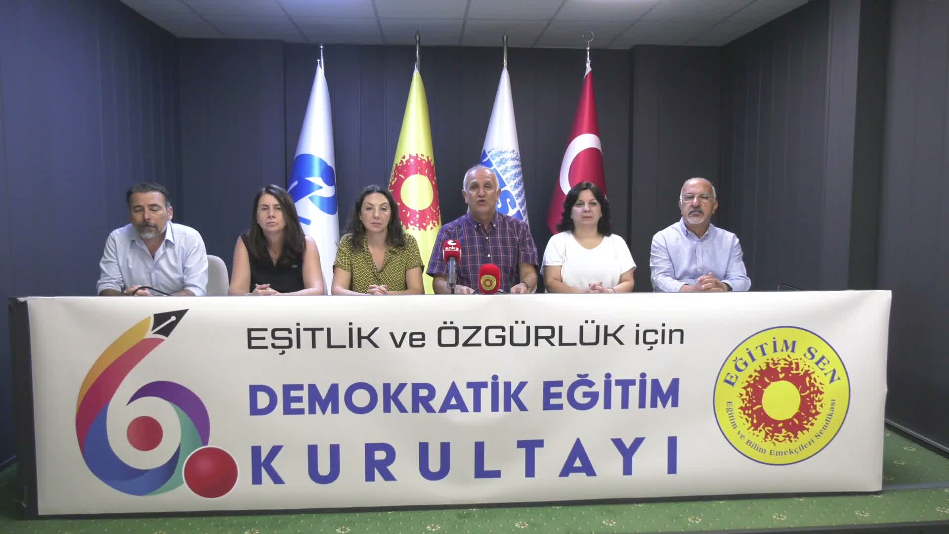 Eğitim Sen'den 6. Demokratik Eğitim Kurultayı.... Kemal Irmak: Kurultayımızı çözüm önerilerimizi oluşturacağımız bir zemin olarak değerlendiriyoruz