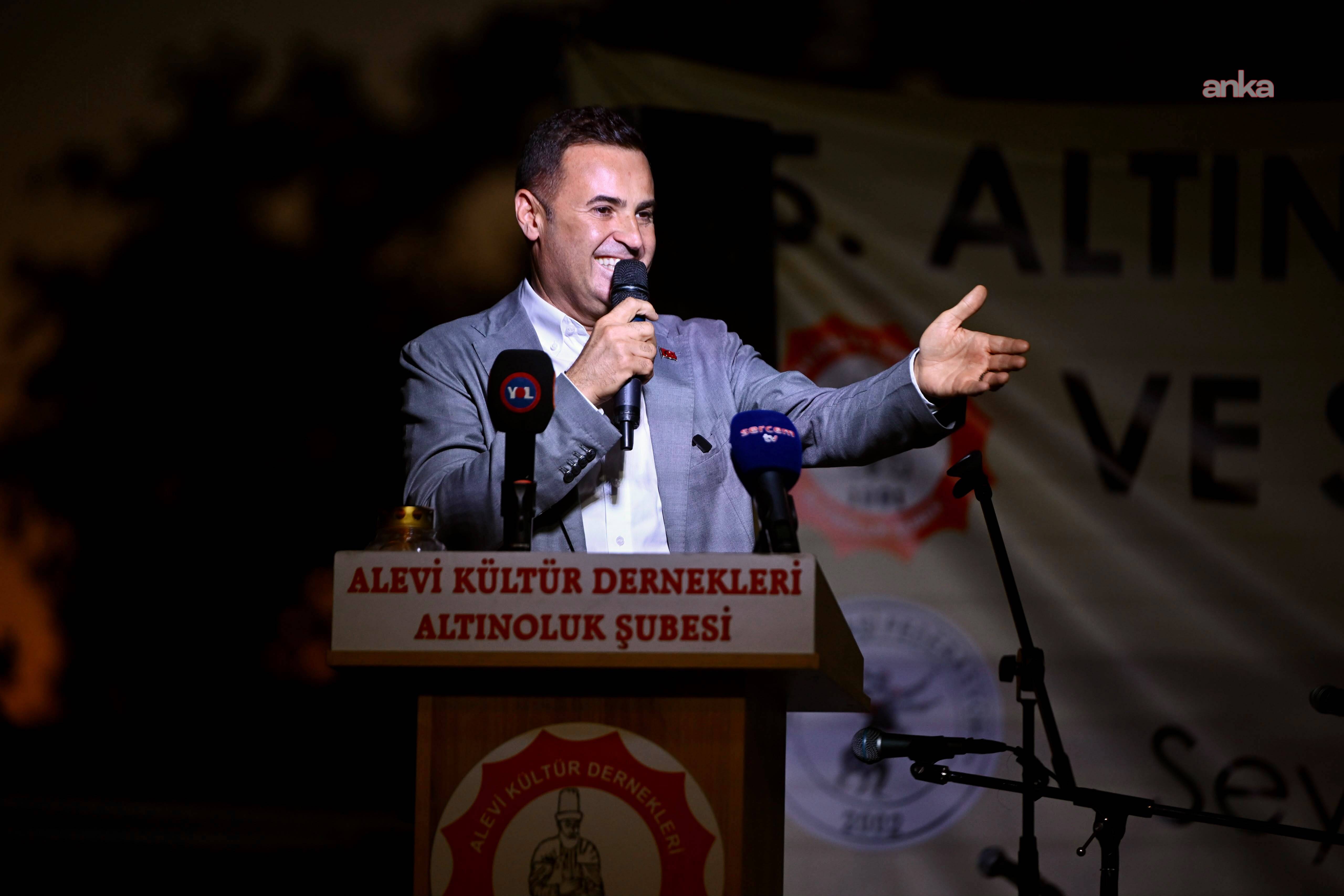 Balıkesir Büyükşehir Belediye Başkanı Akın, Altınoluk Alevi Kültür ve Sanat Festivali'ne katıldı