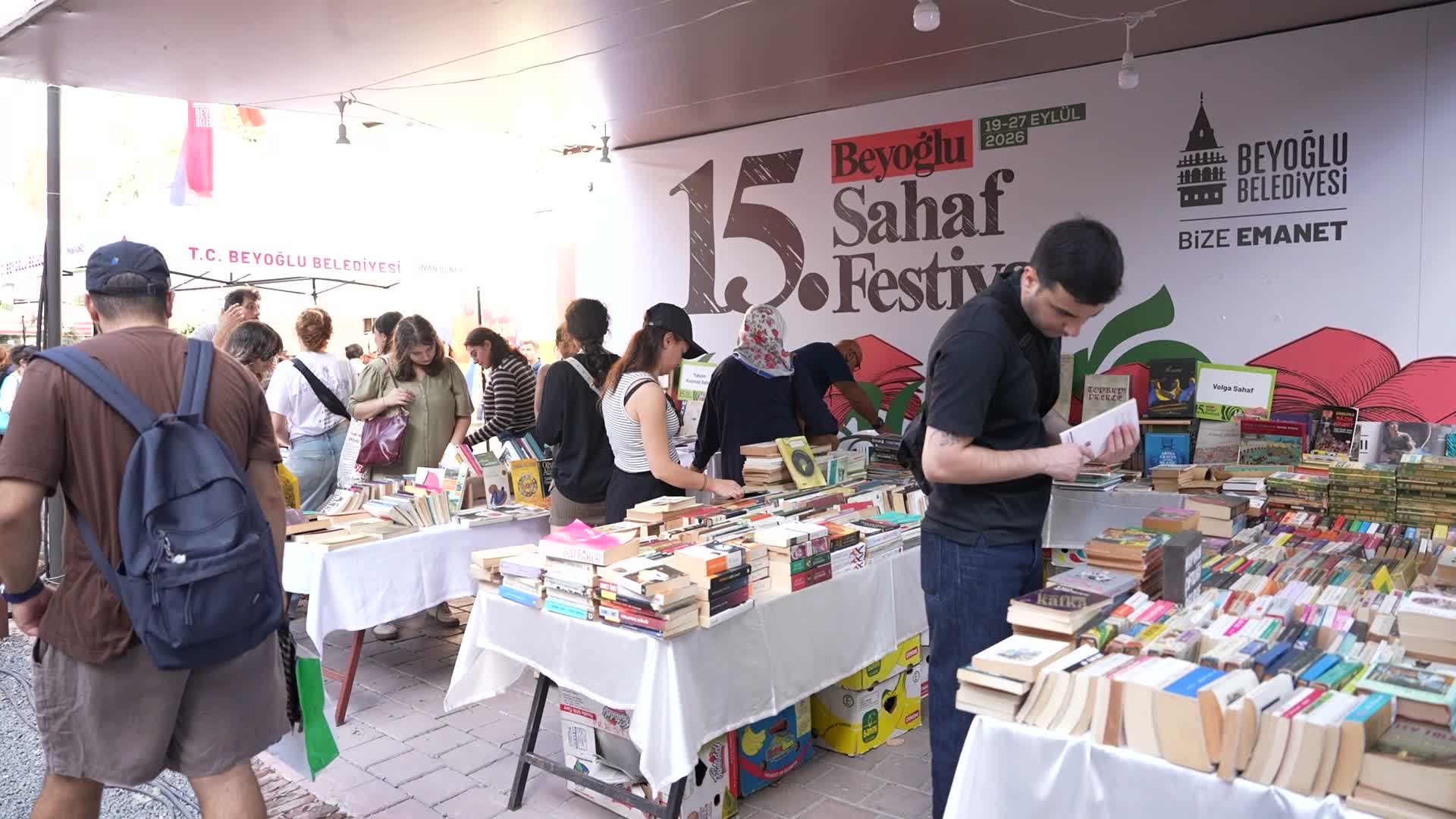 15. Beyoğlu Sahaf Festivali başladı