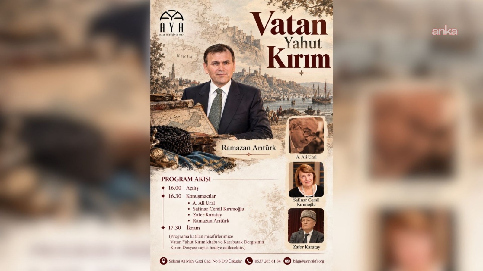 İstanbul’da Kırım temalı “Vatan Yahut Kırım” tanıtım toplantısı
