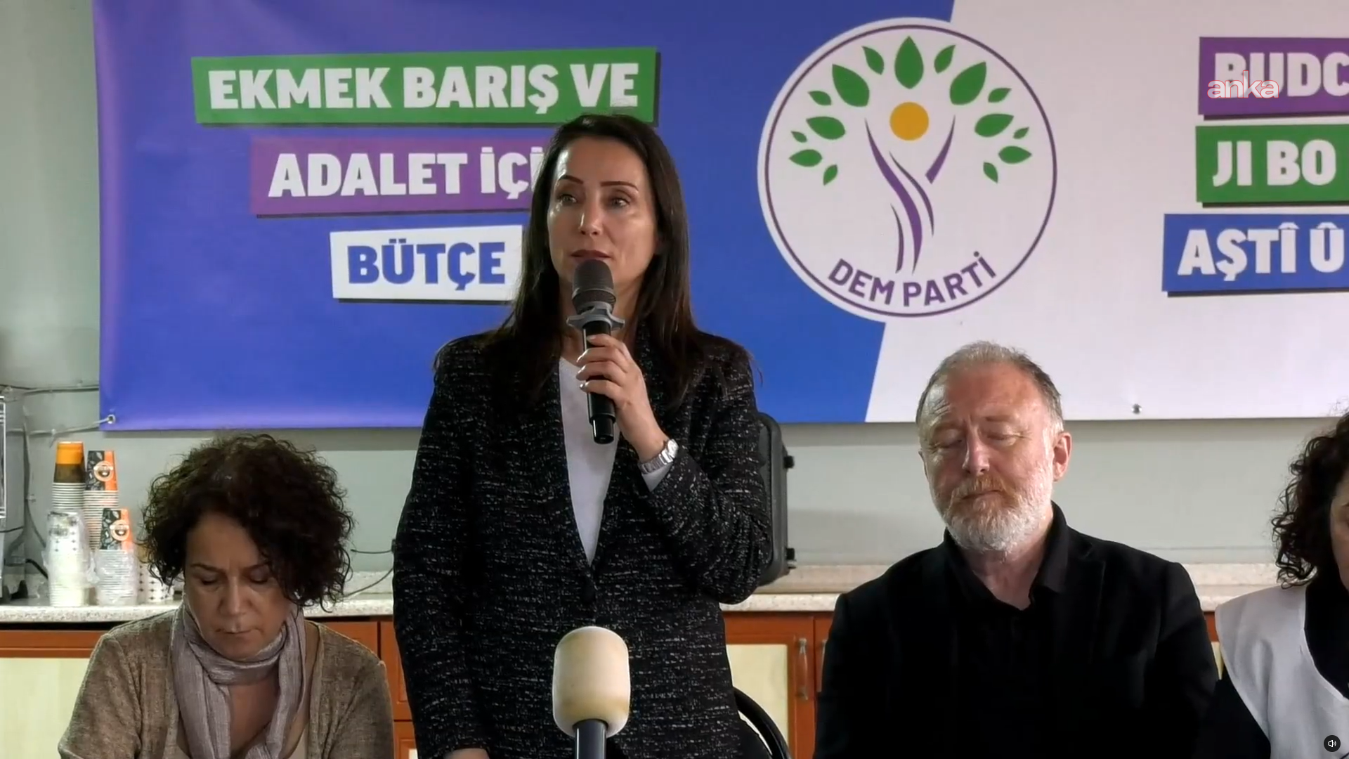 DEM Parti'den “Ekmek, Barış ve Adalet İçin Bütçe” kampanyası... Tülay Hatimoğulları: "Yoksulluk, açlık bizim kaderimiz değil"