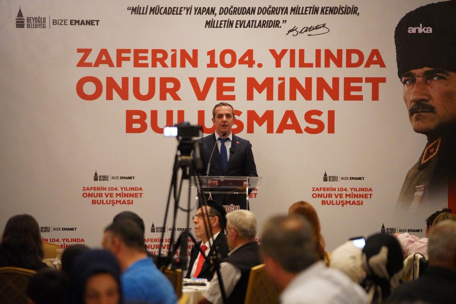 Beyoğlu Belediyesi'nden şehit aileleri ve gazilere özel buluşma