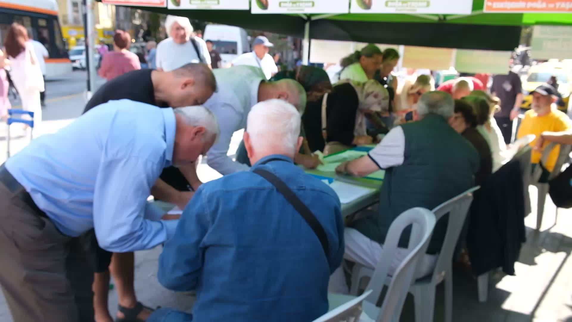 Alpu'daki maden projesine karşı Eskişehir'deki imza kampanyası sürüyor