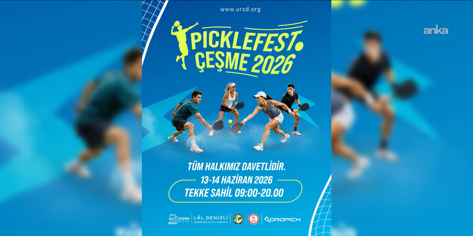 Çeşme’de Pickleball heyecanı için geri sayım başladı