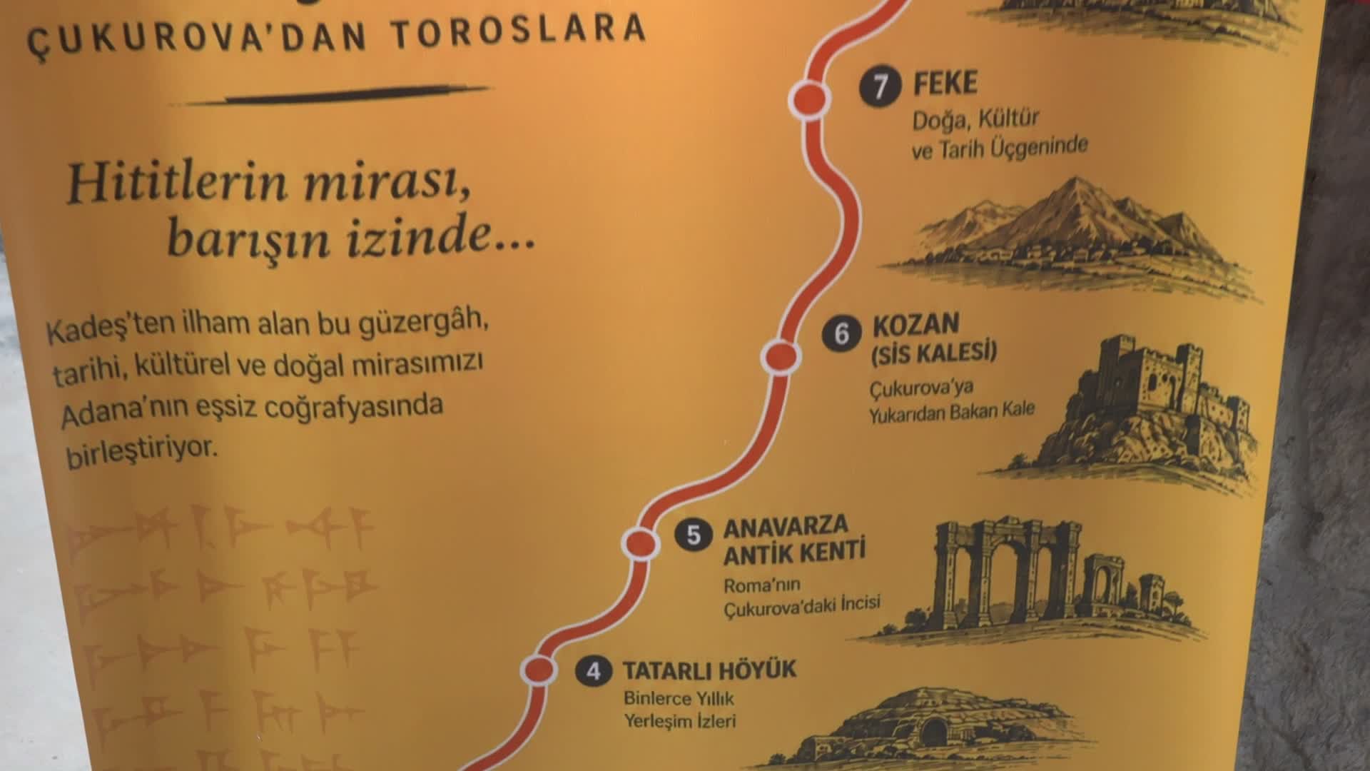 Adana’nın tarihi ve kültürel mirası “Kadeş Barış Yolu” ile turizme açılıyor