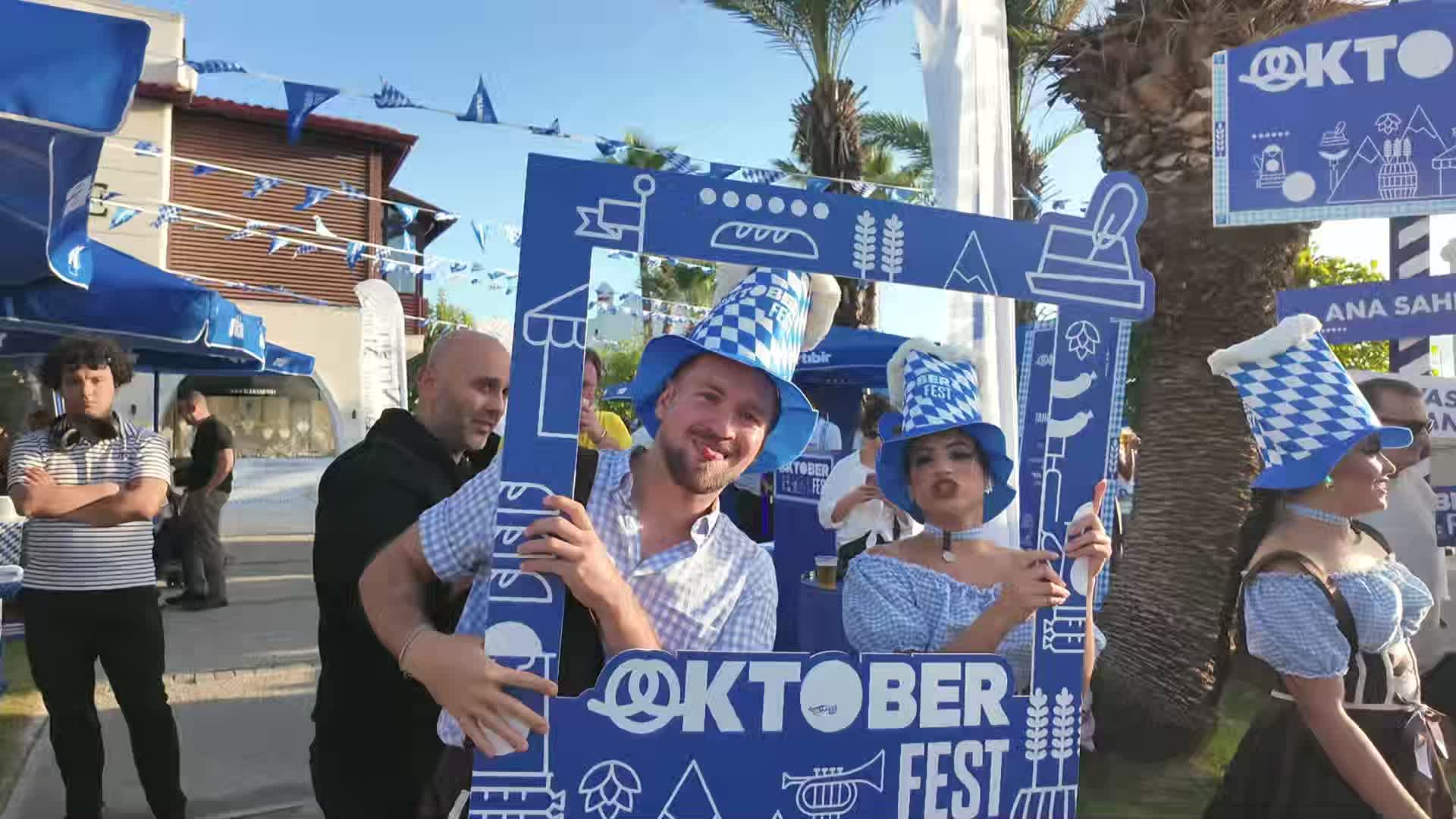 Marmaris’te sonbaharın ritmi “Oktoberfest” ile yükseldi