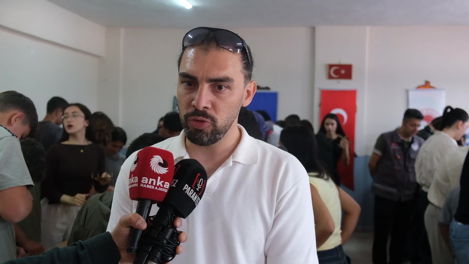 Isparta Keçiborlu'da minik öğrenciler havacılıkla tanıştı