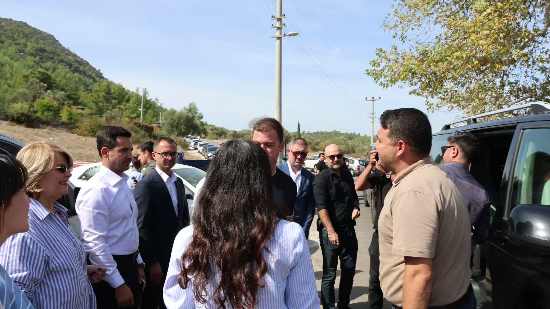 Bodrum Belediye Başkanı Mandalinci’den Karaova’da üretime destek sözü