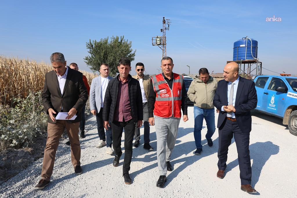 Şehzadeler Belediye Başkanı Şimşek, ova yolu çalışmalarını inceledi