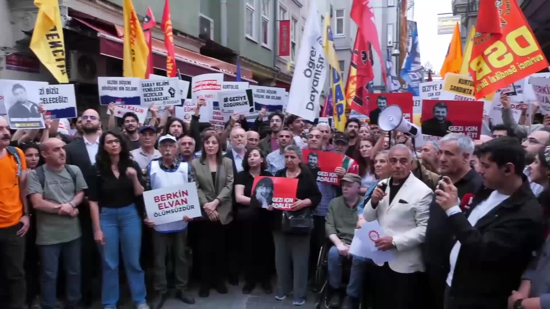 Gezi'nin 13. yılında Taksim'de açıklama: Gezi, sadece bir park değil adalet talebidir