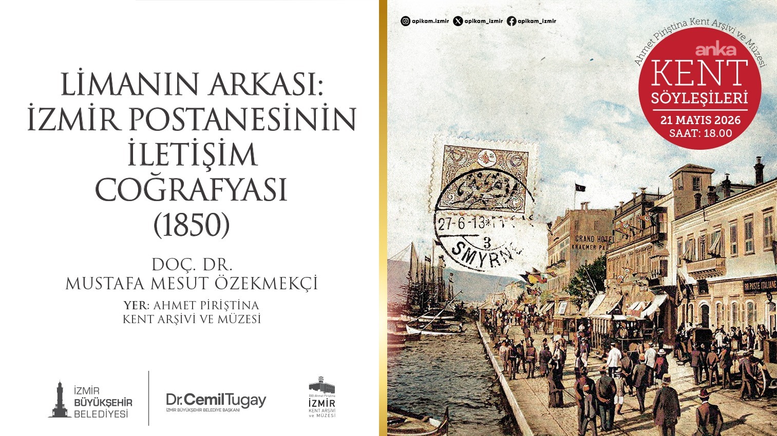“İzmir Postanesi'nin iletişim coğrafyası” gün yüzüne çıkıyor